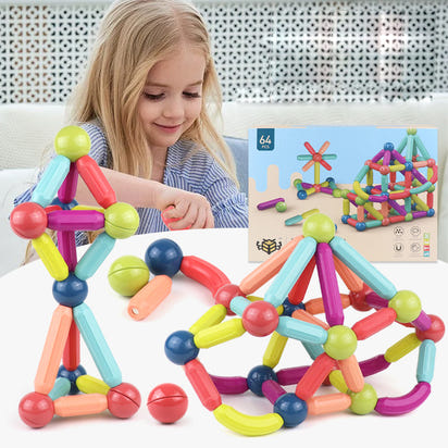 IQMagnetix™ Magnetic Stick Building Blocks Set