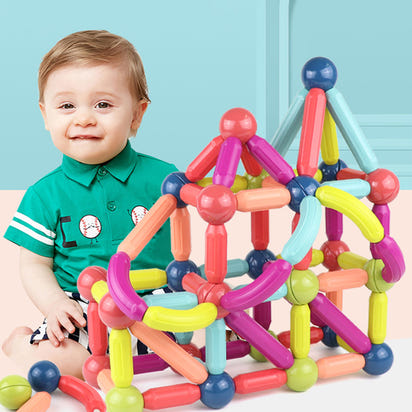 IQMagnetix™ Magnetic Stick Building Blocks Set