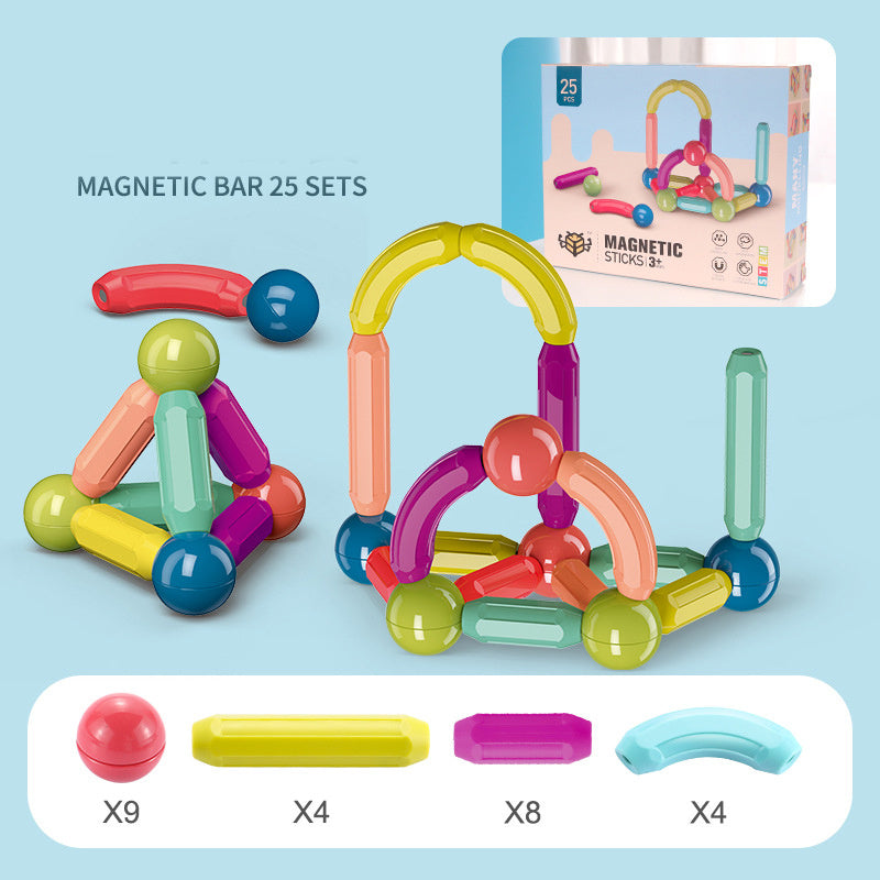 IQMagnetix™ Magnetic Stick Building Blocks Set