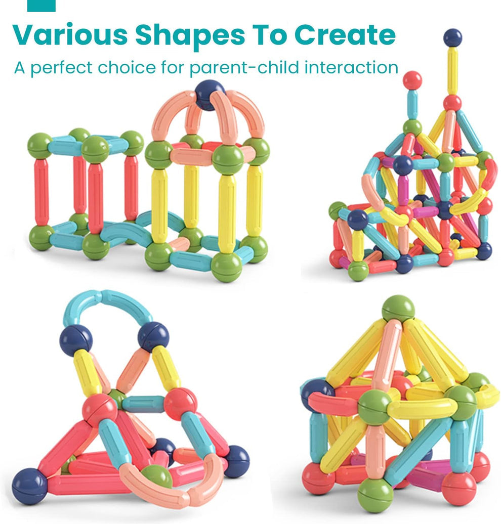 IQMagnetix™ Magnetic Stick Building Blocks Set