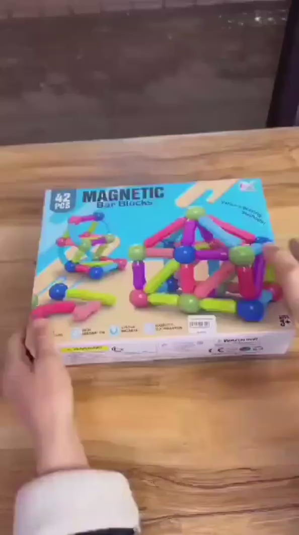IQMagnetix™ Magnetic Stick Building Blocks Set video